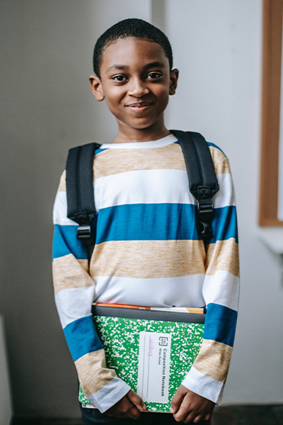 Student visiting school based health center
